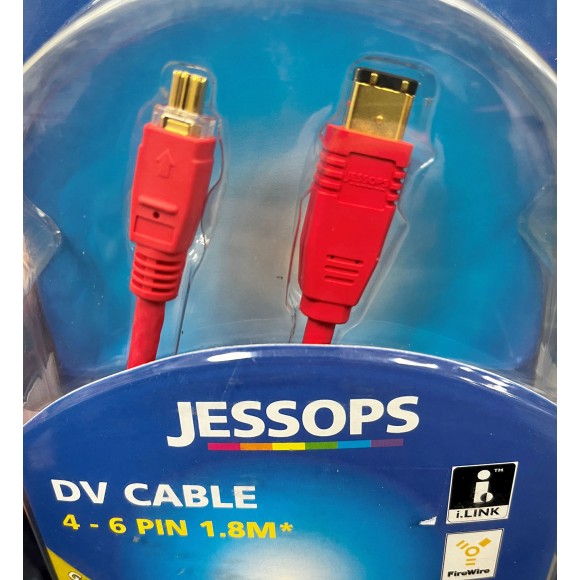  FireWire  DV 4-Pin to 6-Pin Cable, 1.8Meter
